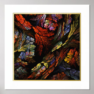 Colour Harmony Abstract Art Foil Prints