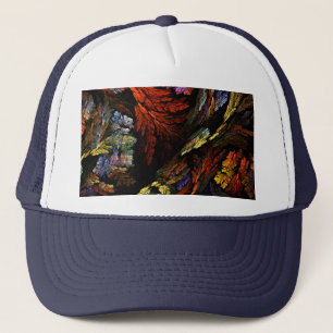 Colour Harmony Abstract Art Hat