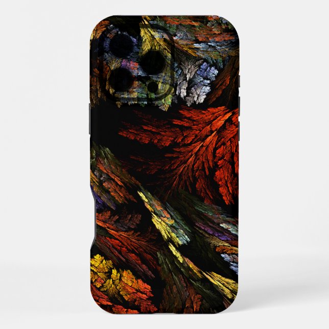 Colour Harmony Abstract Art iPhone Case (Back)