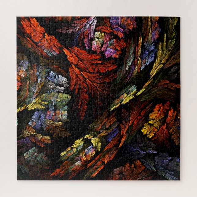 Colour Harmony Abstract Art Jigsaw Puzzle (Vertical)