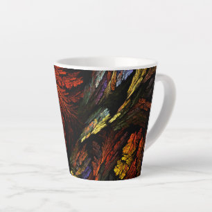 Colour Harmony Abstract Art Latte Mug