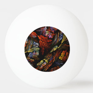 Colour Harmony Abstract Art Ping Pong Ball