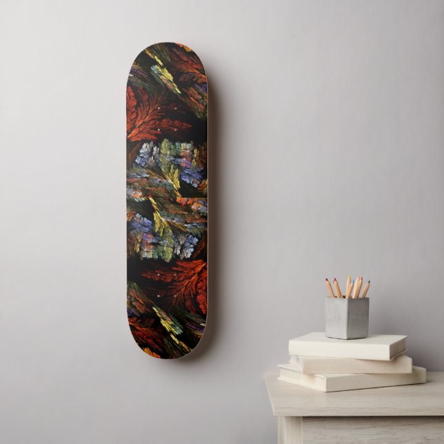 Colour Harmony Abstract Art Skateboard (Wall Art)