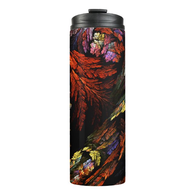 Colour Harmony Abstract Art Thermal Tumbler (Front)
