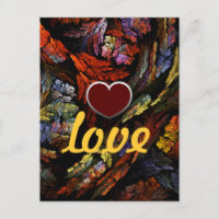 Colour Harmony Love Postcard