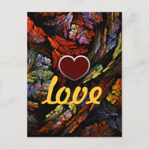 Colour Harmony Love Postcard