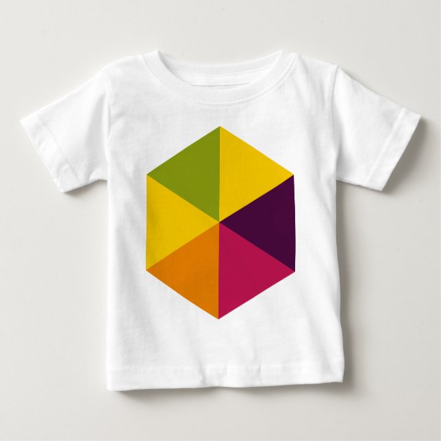 Colour Hexagon 01 Baby T-Shirt (Front)