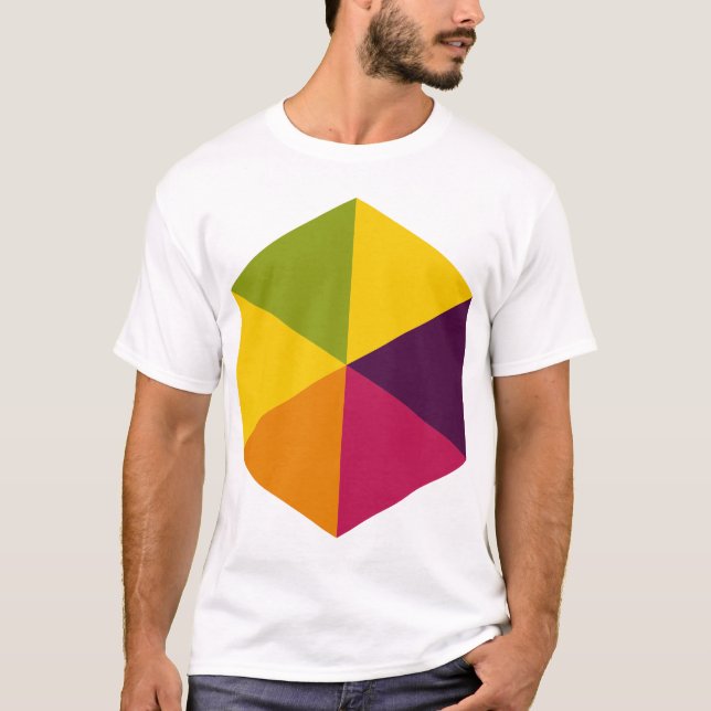 Colour Hexagon 01 T-Shirt (Front)