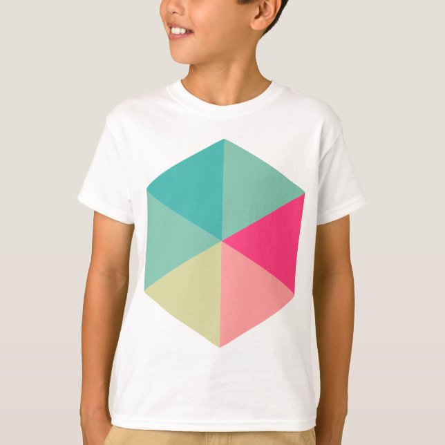 Colour Hexagon 02 T-Shirt (Front)