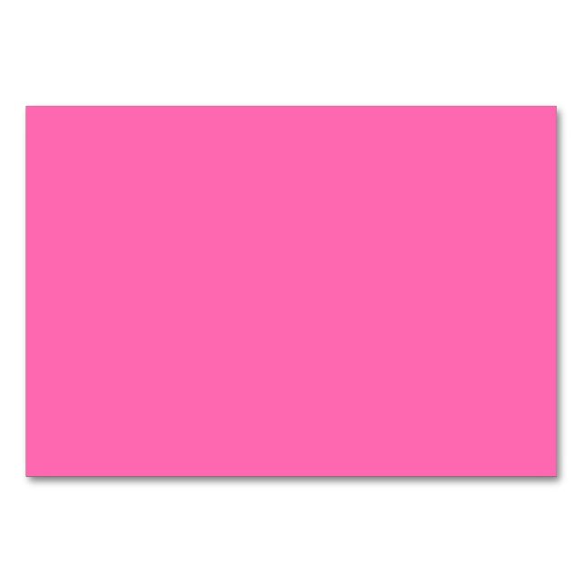 colour hotpink table number (Front)