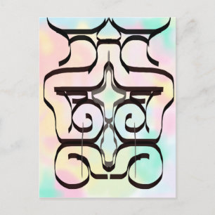 colour illustrations postcard
