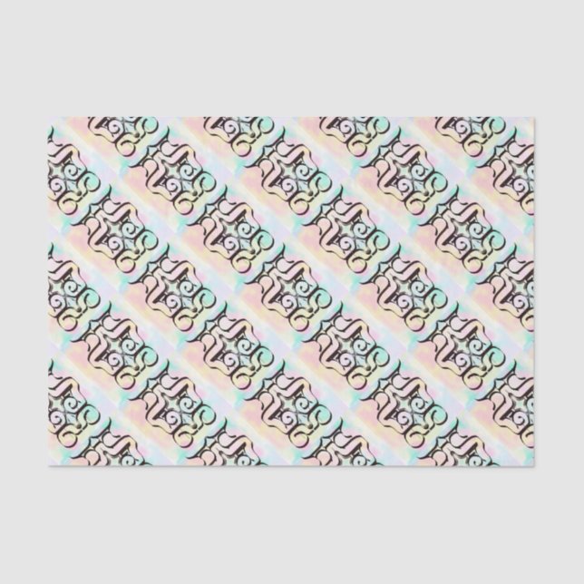 colour illustrations tissue paper (Front)