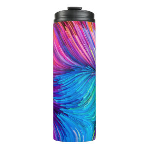 Colour In Motion series. Abstract design made of F Thermal Tumbler