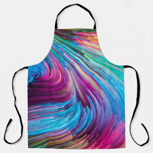 Colour In Motion series. Background design of liqu Apron