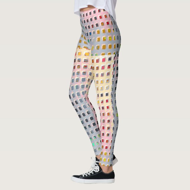 Colour in the Grid Leggings (Left)