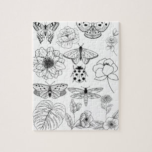 Colour in your Own Garden Puzzle