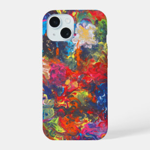 Colour Invasion Acrylic Paint iPhone 15 Case