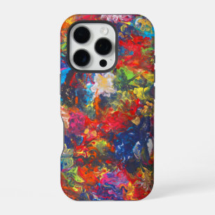 Colour Invasion Acrylic Paint iPhone 16 Pro Case