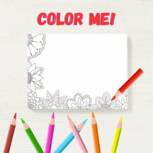 Colour it yourself adult pattern