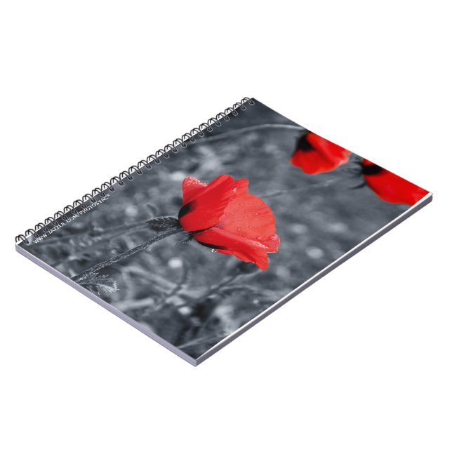 Colour key Poppy Notebook (Left Side)