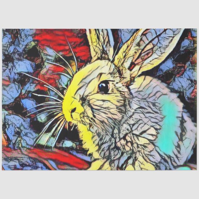 colour kick bunny tissue paper (Front)