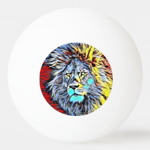 colour kick - lion king ping pong ball