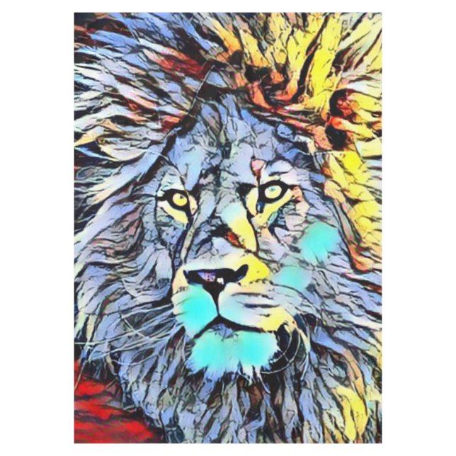 colour kick - lion king tablecloth (Front)