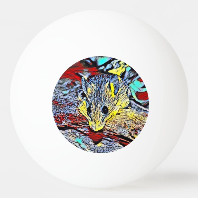 Colour kick - mouse ping pong ball (Front)