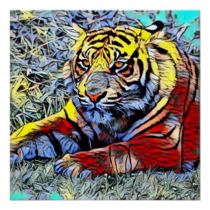 Colour Kick - Tiger 2 Poster