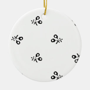 Colour Latest Custom TextLogo Ceramic Ornament