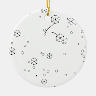 Colour Latest Custom TextLogo Ceramic Ornament