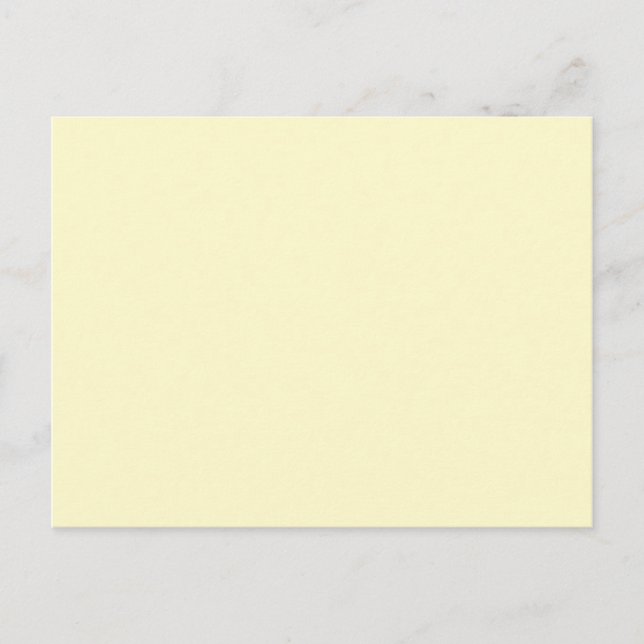 colour lemon chiffon postcard (Front)