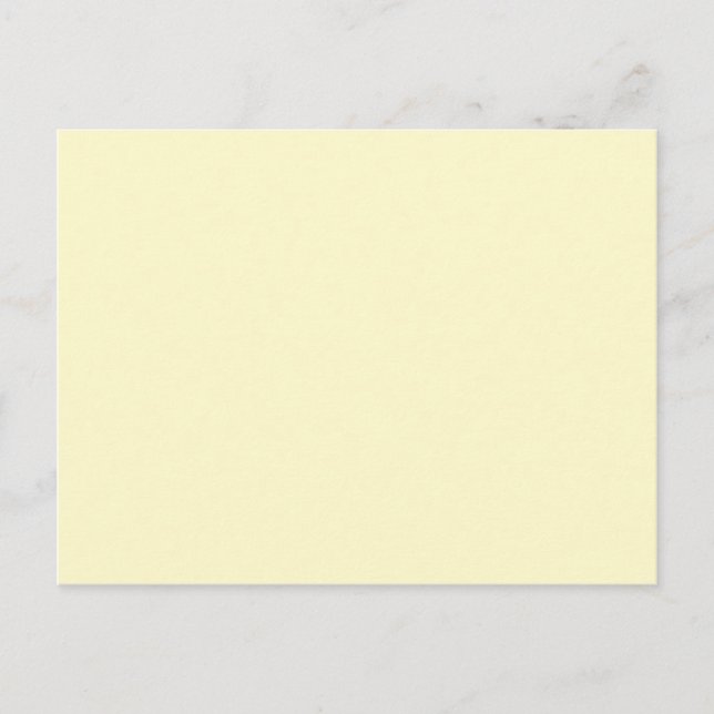 colour lemon chiffon postcard (Front)