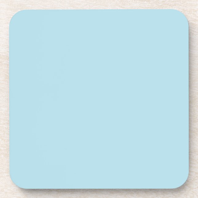 colour light blue coaster (Front)