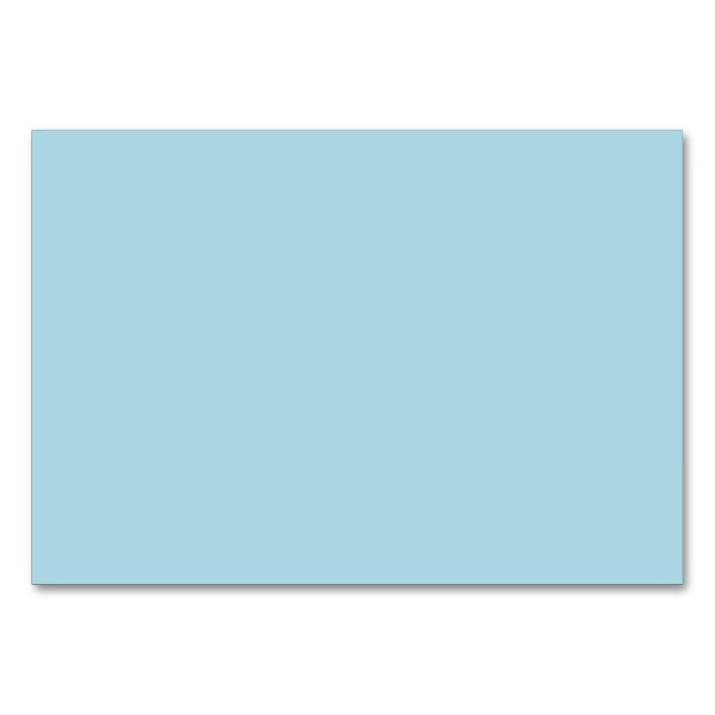 colour light blue table number (Front)