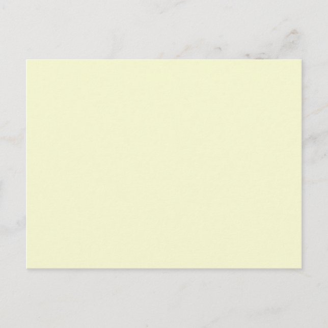 colour light goldenrod yellow postcard (Front)