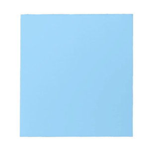 colour light sky blue notepad