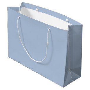 colour light steel blue large gift bag
