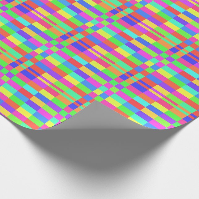 Colour Lights Wrapping Paper (Corner)