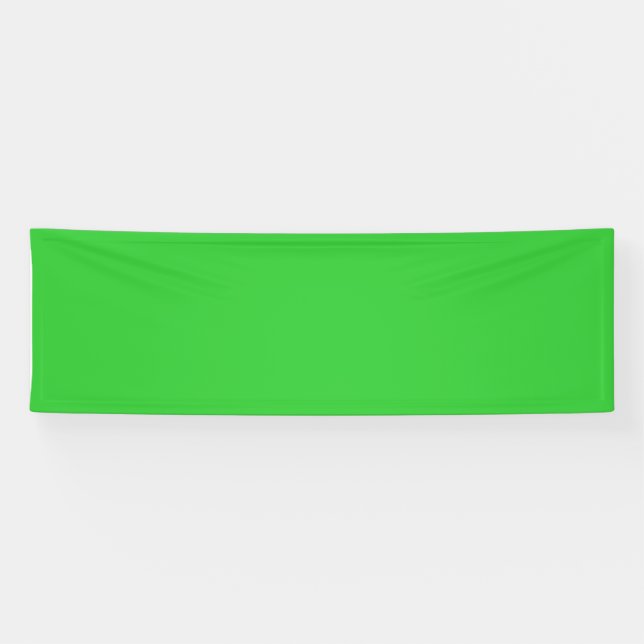 colour lime green banner (Horizontal)