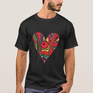 Colour LOVE heart T-Shirt