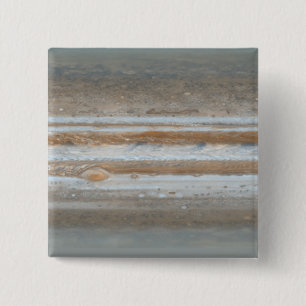 Colour map of Jupiter 2 15 Cm Square Badge