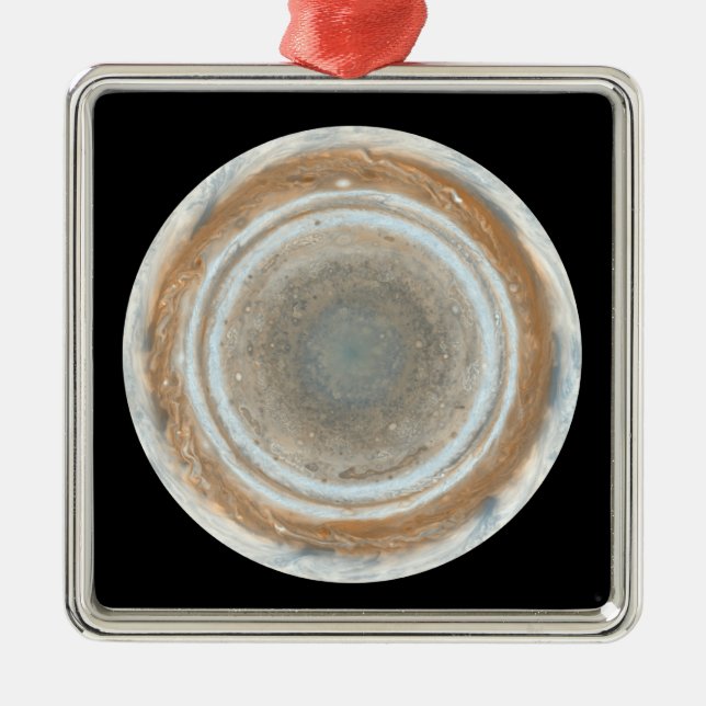 Colour map of Jupiter Metal Ornament (Front)