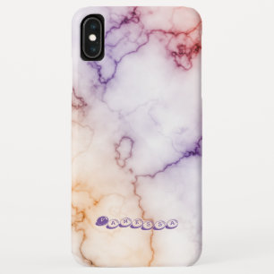 Colour Marble Pattern Personalisation iPhone XS Max Case