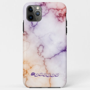 Colour Marble Pattern Personalisation iPhone 11 Pro Max Case