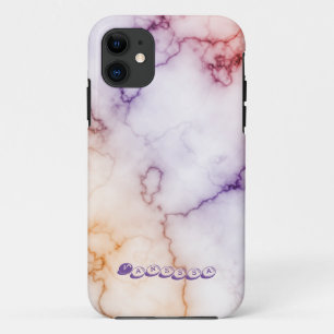 Colour Marble Pattern Personalisation iPhone 11 Case