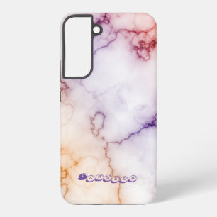 Colour Marble Pattern Personalisation Samsung Galaxy Case