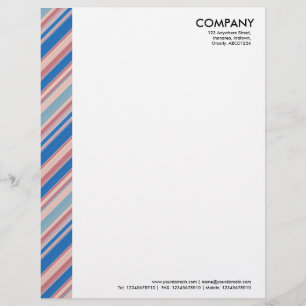 Colour Margin - Stripes 310515 (011) Custom Letterhead
