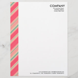 Colour Margin - Stripes 310515 (08) Custom Letterhead