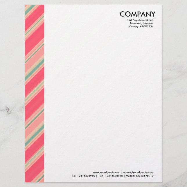 Colour Margin - Stripes 310515 (08) Custom Letterhead (Front)